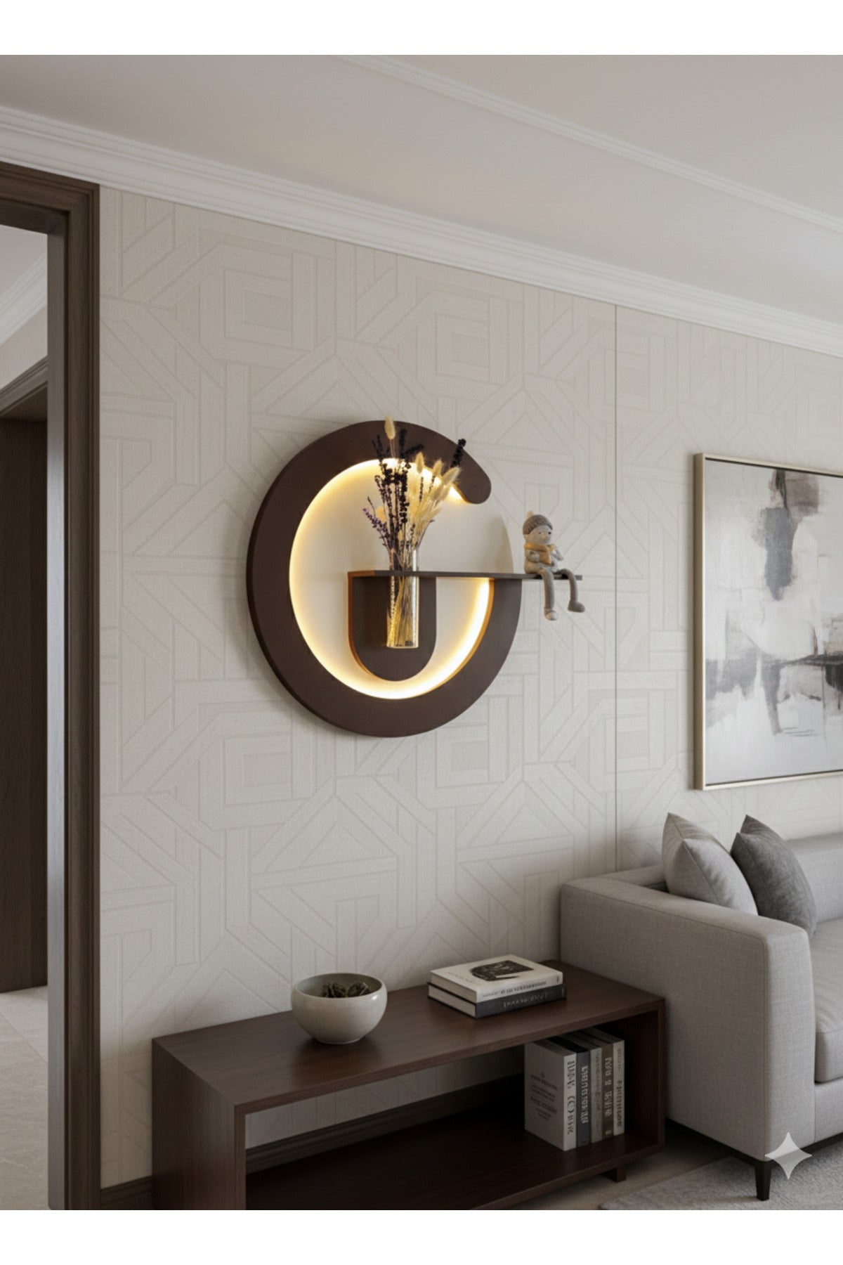 Decorvil 'Sessiz Bekleyiş' Led Tablo🌙