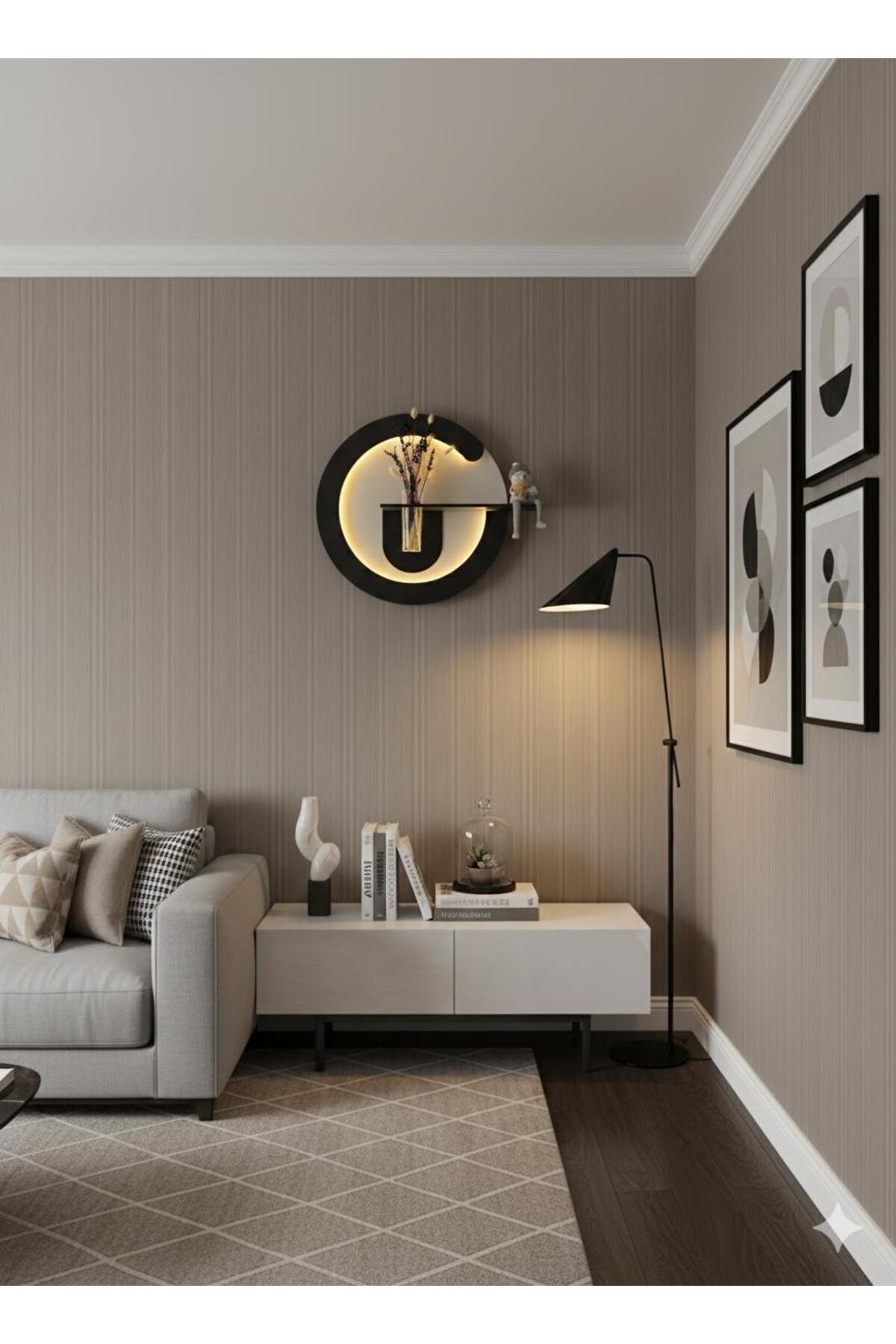 Decorvil 'Sessiz Bekleyiş' Led Tablo🌙