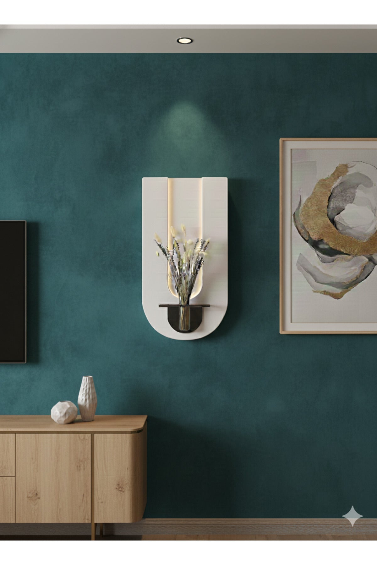 Decorvil 'Uçurum Kıyısı' Led Tablo🌙