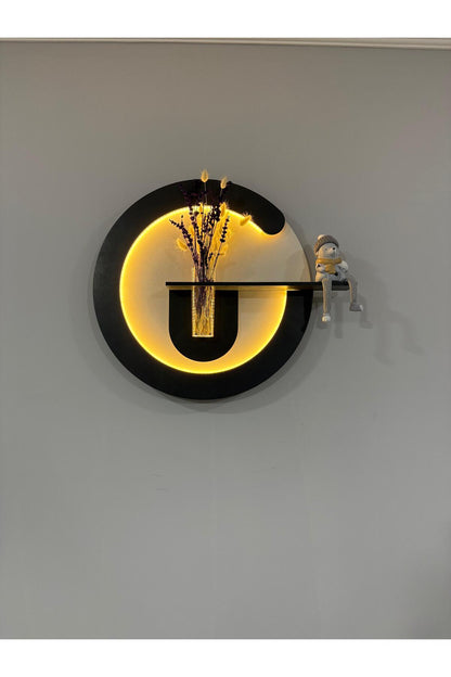 Decorvil 'Sessiz Bekleyiş' Led Tablo🌙